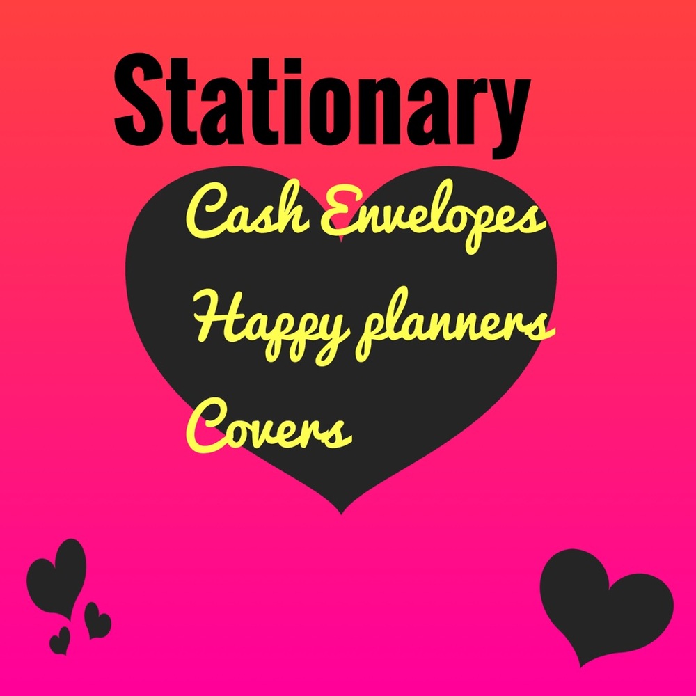 Hand made Cash envelopes,happy planner covers
